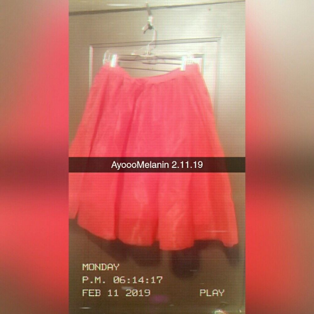 Hell's Door Red Tulle Skirt